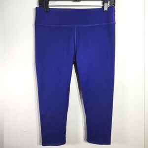 Fabletics Crop Leggings Purple Womens Medium